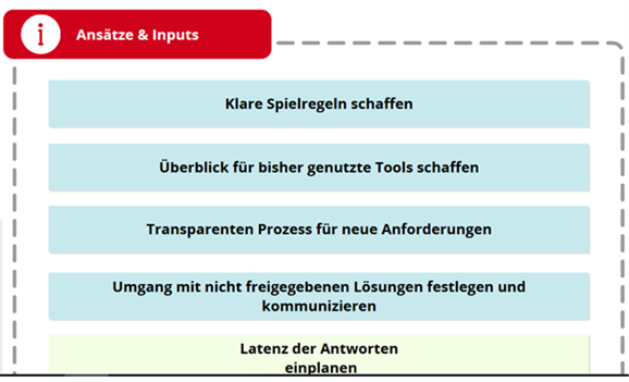 Ansätze und Input