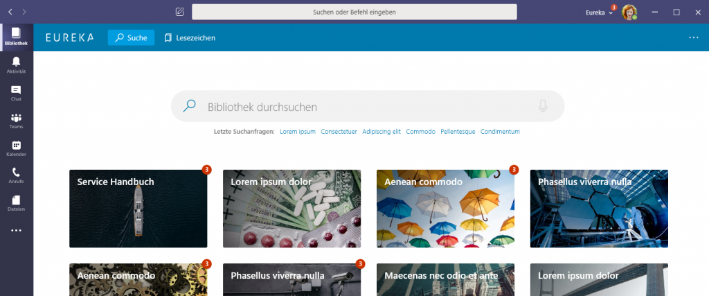 Bibliothek - Startseite_Suche