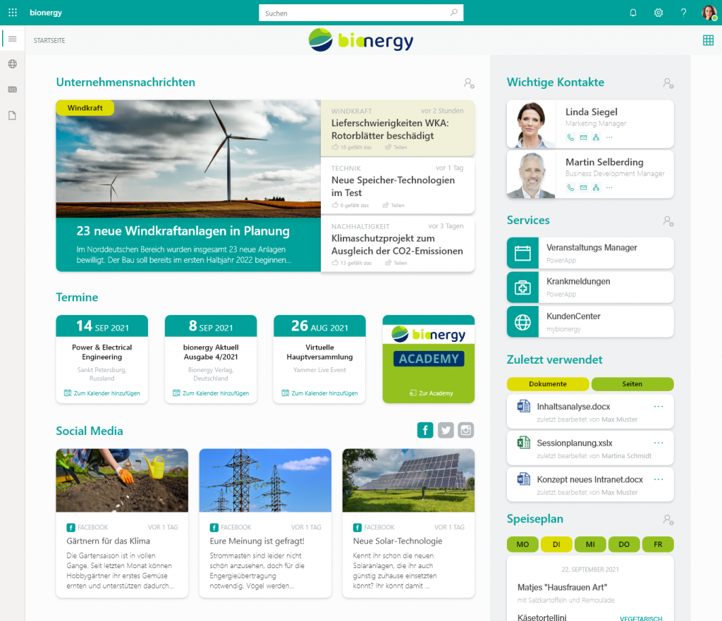 bionergy - Integration Home