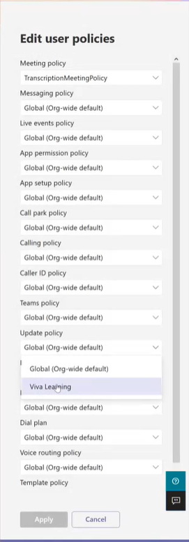 viva_learning_edit user policys