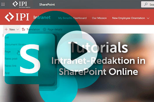 Intranet-Redaktion in SharePoint Online leicht gemacht – Mit unserer Tutorial-Serie!