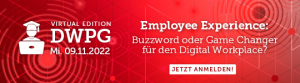 DWPG_Employee Experience Buzzword oder Game Changer_Newsletter