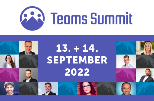 Unser Workshop auf der Teams Summit am 13. und 14. September