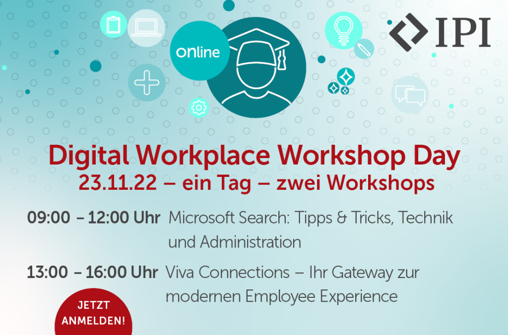 Unser Digital Workplace Workshop Day am 23. November