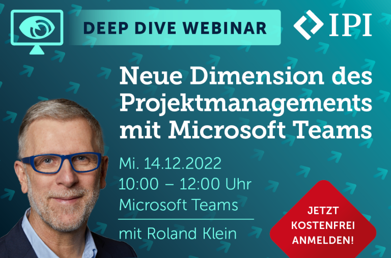Deep Dive Webinar: Neue Dimension des Projektmanagements mit Microsoft Teams