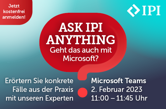 Beitrag: Ask IPI Anything