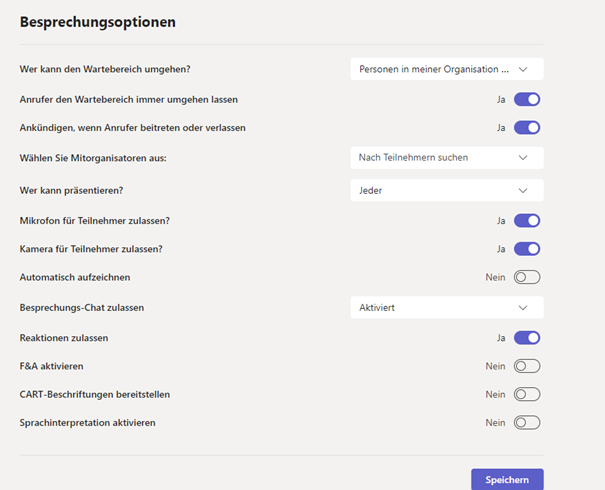 Meeting Microsoft Teams Screen