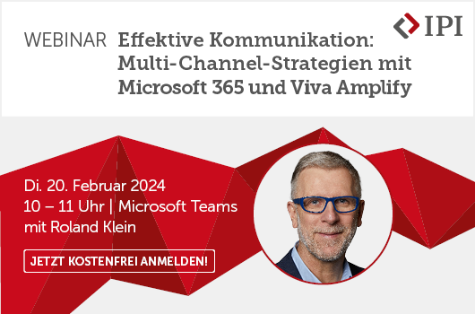 Multi-Channel-Strategien mit Microsoft 365 und Viva Amplify Beitrag1