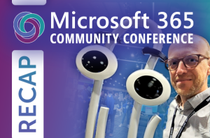 Dr. Julian Bahrs auf der Microsoft Community Conference in Las Vegas.