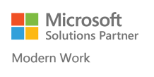 MS Solution Partner Modern Work Badge 600x300